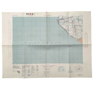 Original WWII US army map of Stavoren 1943