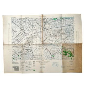 Original WWII US map of Terheijden 1944