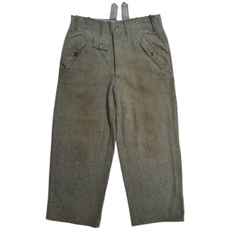 Original WWII German Waffen-SS M44 wool trousers - militaria