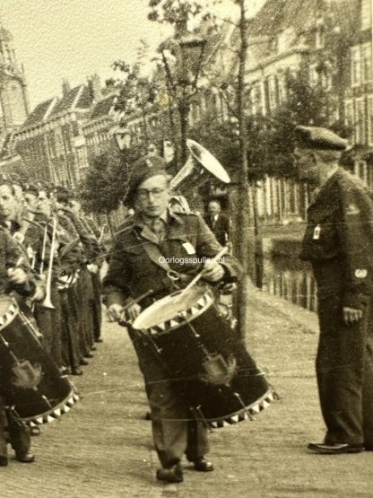 Original WWII Dutch 'Prinses Irene Brigade' photo Leiden 1945 - Image 3