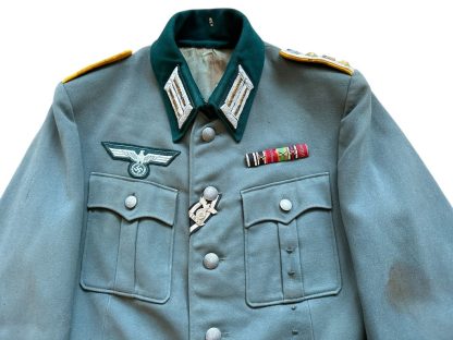 Original WWII German WH Kavallerie-Regiment 14 'Hauptmann' M36 uniform jacket - Image 2