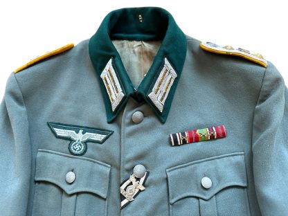 Original WWII German WH Kavallerie-Regiment 14 'Hauptmann' M36 uniform jacket - Image 3