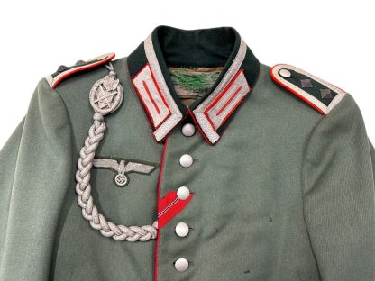 Original WWII German WH artillery Waffenrock uniform jacket - Image 3