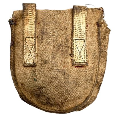 Image of a World War Two Russian/Soviet canvas magazine pouch for the PPSH-41 submachine gun.