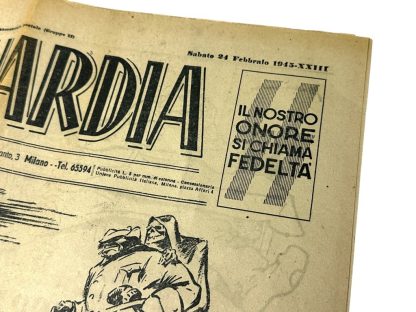 Original WWII Italian Waffen-SS newspaper - Image 4