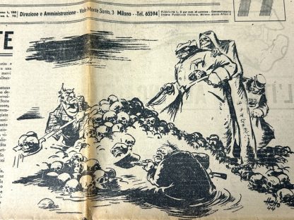 Original WWII Italian Waffen-SS newspaper - Image 5