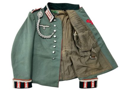 Original WWII German WH artillery Waffenrock uniform jacket - Image 11