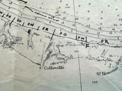 Original WWII US D-Day secret 'Omaha beach' assault plan map with brochure - Image 6