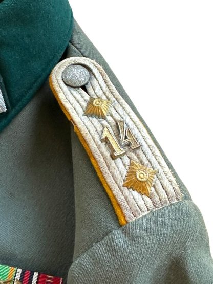 Original WWII German WH Kavallerie-Regiment 14 'Hauptmann' M36 uniform jacket - Image 9