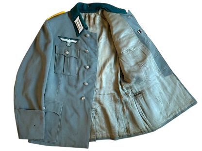 Original WWII German WH Kavallerie-Regiment 14 'Hauptmann' M36 uniform jacket - Image 17