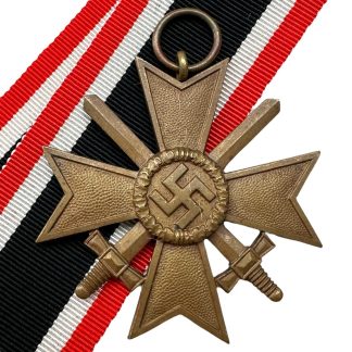 Original WWII German War Merit cross with swords