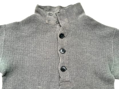 Original WWII German grey sweater - Image 2