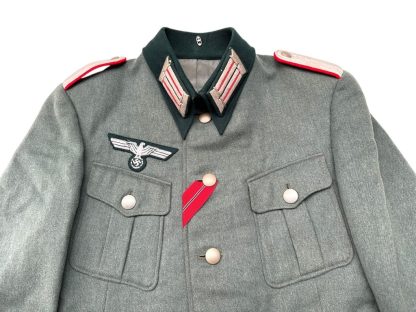 Original WWII German WH artillery lieutenant uniform jacket