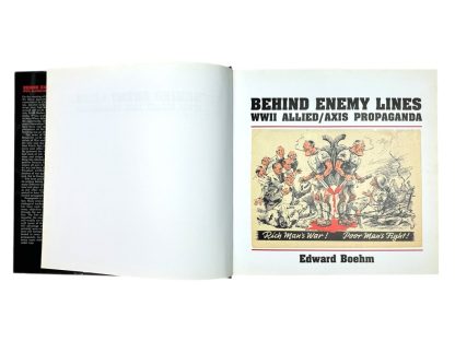 Reference book Behind Enemy Lines WWII Allied/Axis propaganda by Edward Boehm - Image 3