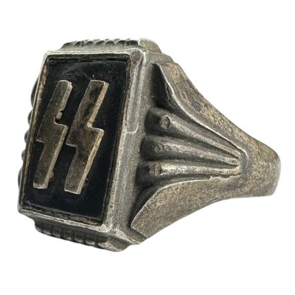 Original WWII German SS silver ring