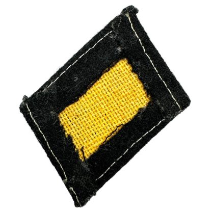 Original WWII German Waffen-SS temporary concentration camp guard collar tab - Image 2