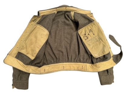 Original WWII Canadian battle dress jacket 1941 - Image 6