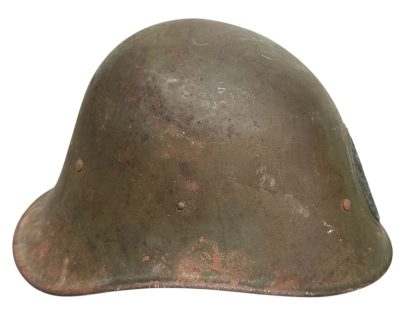 Original WWII Dutch M34 army helmet - Image 4