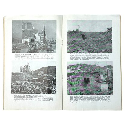 Original British Air Force brochure 'The effects of the atomic bombs at Hiroshima and Nagasaki' - Image 7