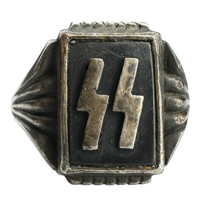 Original WWII German SS silver ring