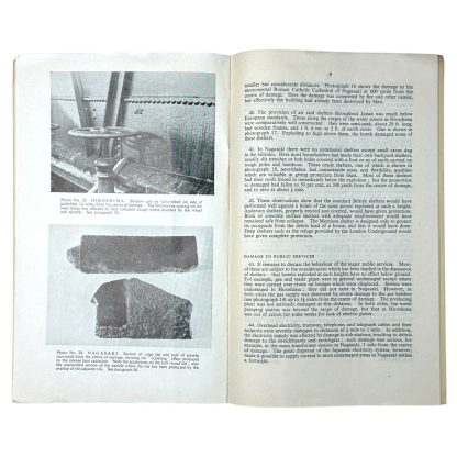 Original British Air Force brochure 'The effects of the atomic bombs at Hiroshima and Nagasaki' - Image 10