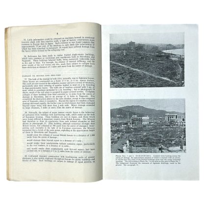 Original British Air Force brochure 'The effects of the atomic bombs at Hiroshima and Nagasaki' - Image 11