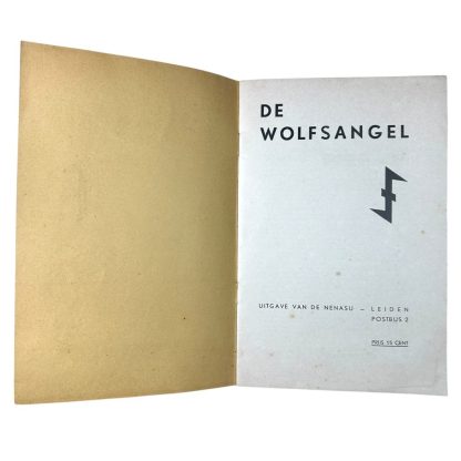 Original WWII Dutch NSB 'De Wolfsangel' brochure