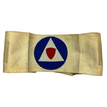 Original WWII US Civil Defense armband Auxiliary police