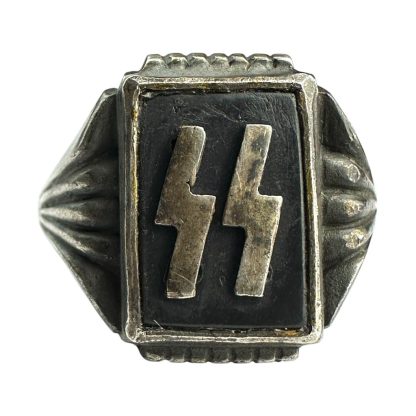 Original WWII German SS silver ring