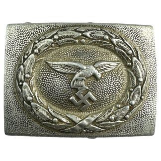 Original WWII German Luftwaffe rare early 'crank catch' buckle