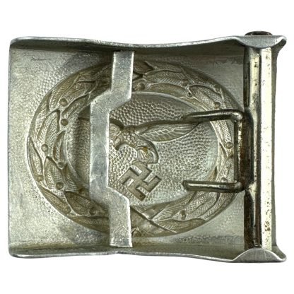 Original WWII German Luftwaffe rare early 'crank catch' buckle