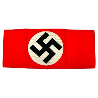 Original WWII German NSDAP armband with RZM label in mint condition