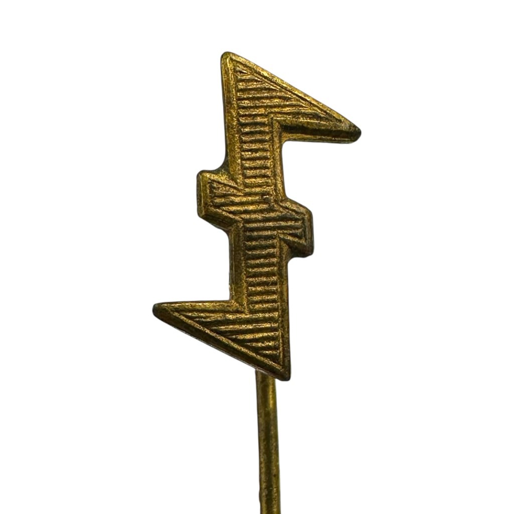 Original WWII Dutch NSB 'Wolfsangel' stickpin - militaria - collaboration - National Socialists movement Netherlands