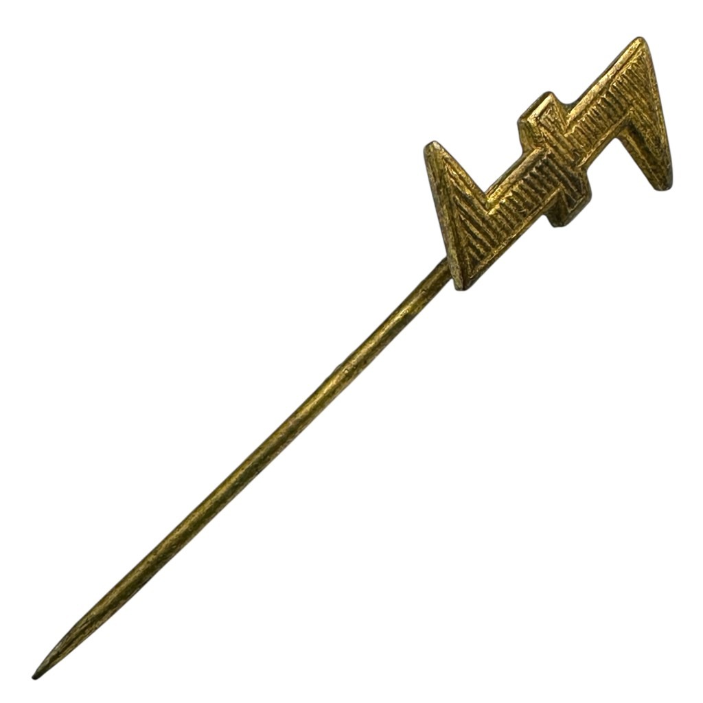 Original WWII Dutch NSB 'Wolfsangel' stickpin - militaria - collaboration - National Socialists movement Netherlands