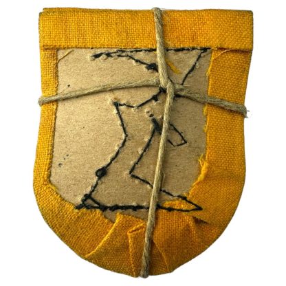 Original WWII Flemish NSKK/Zwarte Brigade shield