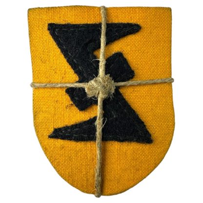 Original WWII Flemish NSKK/Zwarte Brigade shield