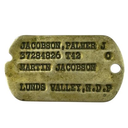 Original WWII US dog tag