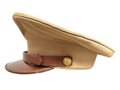 Original WWII US army visor cap - Image 3