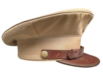 Original WWII US army visor cap - Image 4