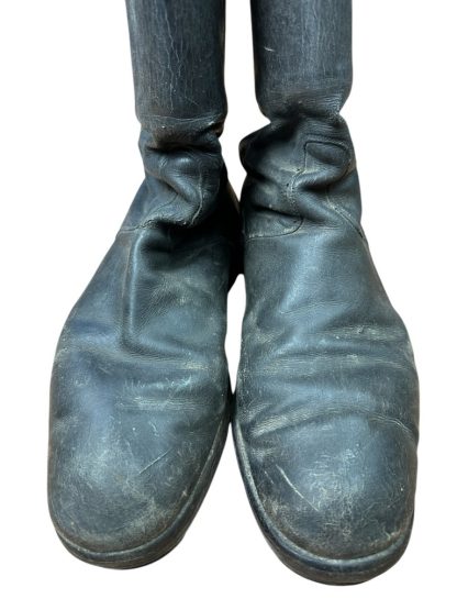 Original WWII German officers boots with iron hobnails - Image 4