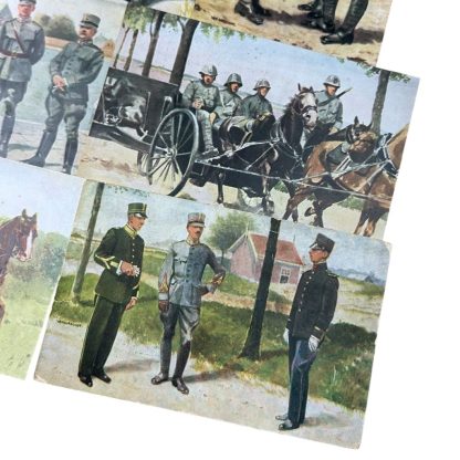 Original Pre 1940 Dutch army postcards