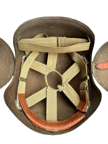 Original WWII USAAF M3 FLAK crew helmet - Image 8