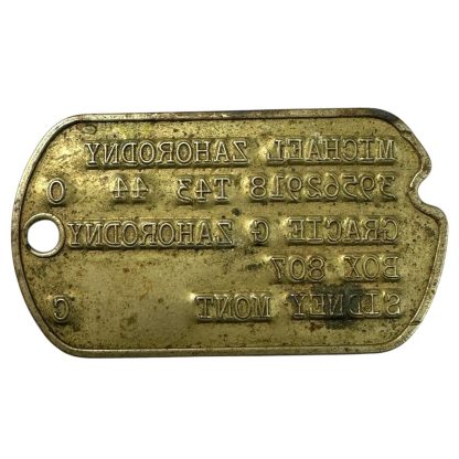 Original WWII US dog tag - Image 2