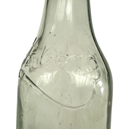 Original WWII Dansk Carlsberg Lemonade Flaske - Sjælden Vintage Danmark Sodavandssamlerobjekt