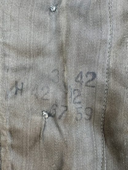 Original WWII German WH M42 field jacket uniform markings feldbluse