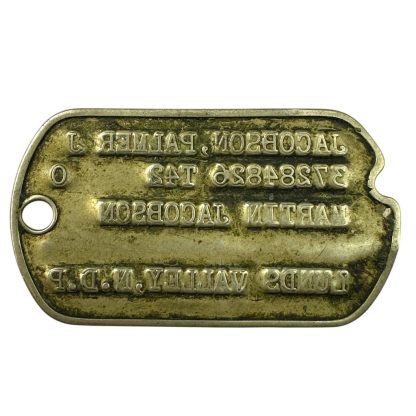 Original WWII US dog tag