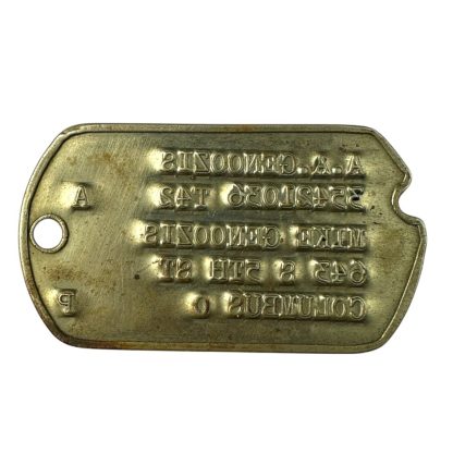 Original WWII US dog tag - Image 2