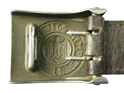 Original WWII German WH Heer buckle with tab by Schauerte & Höhfeld - Image 5