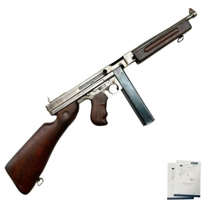 Original WWII US M1 Thompson EU-Deko