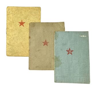 Original WWII Russian/Soviet ID booklets - militaria - collectibles - historical artifacts